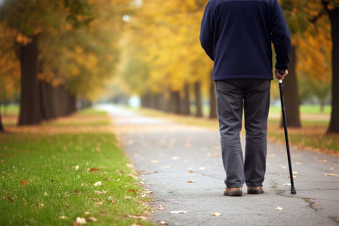 Collection of adjustable walking canes showing different handle styles and base types