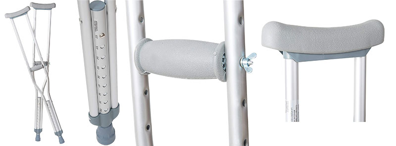 best crutches - DMI Adjustable Aluminum Crutches