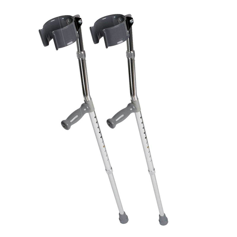 Medline Aluminum Forearm Crutches